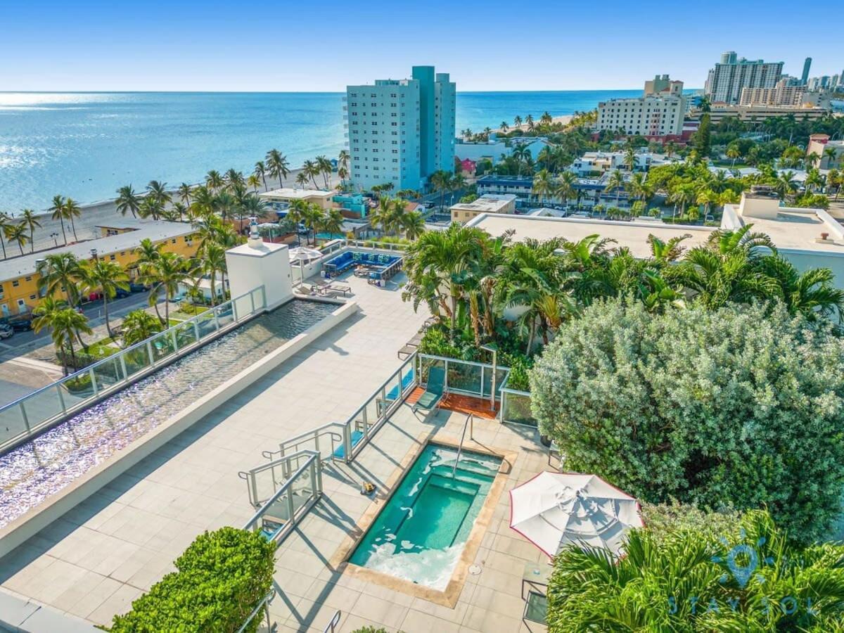 Beachfront Condo Resort- ROOFTOP POOL Hollywood Esterno foto