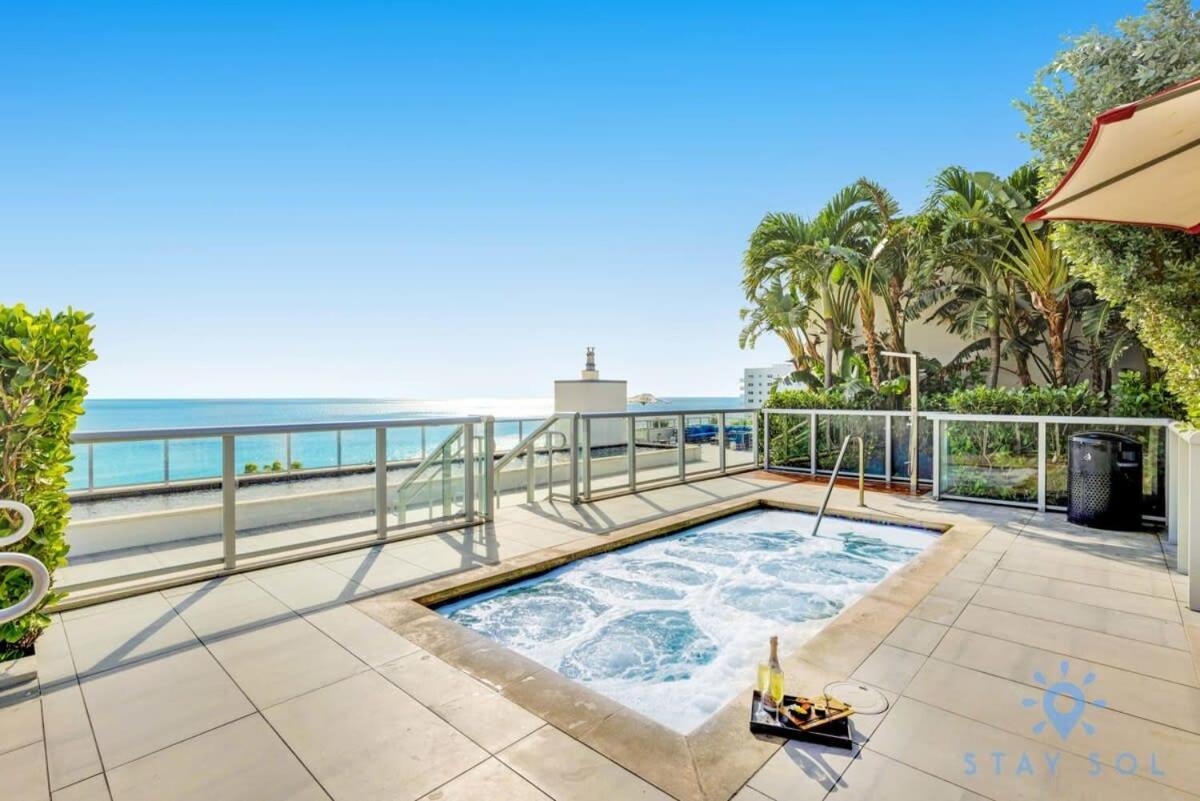 Beachfront Condo Resort- ROOFTOP POOL Hollywood Esterno foto